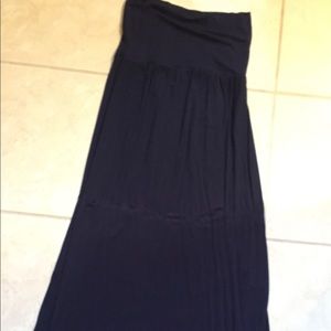 Navy Maxi skirt